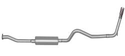 Gibson Performance Exhaust - 98-03 S10/ Sonoma 2.2L, Single Aluminized Cat-Back Performance Exhaust #14429