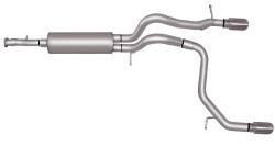 Gibson Performance Exhaust - 07-10 Hummer H3 3.5L-3.7L, Dual Split, Aluminized Cat-Back Performance Exhaust #312700