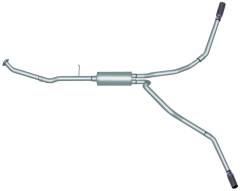 Gibson Performance Exhaust - Dual Extreme, Aluminized Cat-Back Performance Exhaust #5003