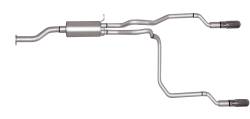 Gibson Performance Exhaust - 98-99 S10/Sonoma 4.3L Pickup, Dual Split, Aluminized Cat-Back Performance Exhaust #5537