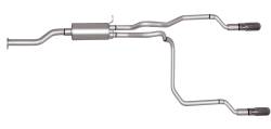 Gibson Performance Exhaust - 96-97 S10/Sonoma 2.2L Pickup, Dual Split, Aluminized Cat-Back Performance Exhaust #5540