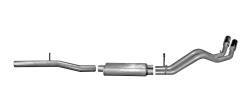 Gibson Performance Exhaust - 14-18 Silverado/ Sierra 1500 5.3L Pickup, Dual Sport, Aluminized Cat-Back Performance Exhaust #5656
