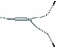 Gibson Performance Exhaust - 99-01 Silverado / Sierra 4.3L-4.8L-5.3L Pickup, Dual Extreme, Stainless Cat-Back Performance Exhaust #65005