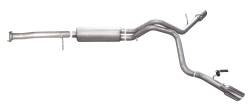 Gibson Performance Exhaust - 07-10 Cadillac Escalade ESV/EXT 6.2L, Dual Extreme, Stainless Cat-Back Performance Exhaust #65403