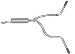 Gibson Performance Exhaust - 09-18 Dodge Ram 1500 5.7L, Dual Extreme, Aluminized Cat-Back Performance Exhaust #6566
