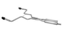 Gibson Performance Exhaust - 15-23 Ford Mustang 2.3L Eco Boost, Dual Black Elite Cat-Back Performance Exhaust #619014-B