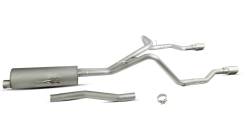 Gibson Performance Exhaust - 20-25 Jeep Gladiator 3.6L, Dual Split, Stainless Cat-Back Performance Exhaust #617410