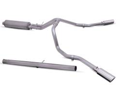 Gibson Performance Exhaust - 19-25 Silverado/Sierra 1500 5.3L Pickup, Dual Extreme Stainless Cat-Back Performance Exhaust #65712