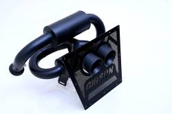 Gibson Performance Exhaust - 23-25 Can-Am Maverick R, 2 Seat , Black Ceramic Dual Tip Exhaust #98057