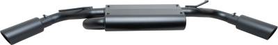 Gibson Performance Exhaust - 12-17 Jeep Wrangler 3.6L, 07-11 Jeep Wrangler 3.8L, Black Elite Dual Extreme, Aluminized Cat-Back Performance Exhaust #17306-B