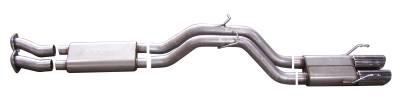 Gibson Performance Exhaust - 06-10 Jeep Grand Cherokee 6.1L, Dual Aluminized Cat-Back Performance Exhaust #17405