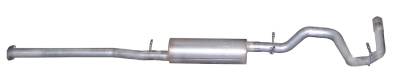 Gibson Performance Exhaust - 07-09 Silverado / Sierra 1500 Pickup 4.8L-5.3L, Single Aluminized Cat-Back Performance Exhaust #315604