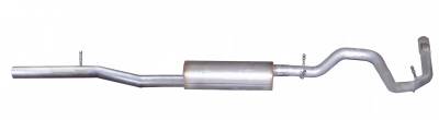 Gibson Performance Exhaust - 10-13 Chevrolet/GMC 1500 Pickup 4.8L-5.3L-6.0L, Single Aluminized Cat-Back Performance Exhaust #315621