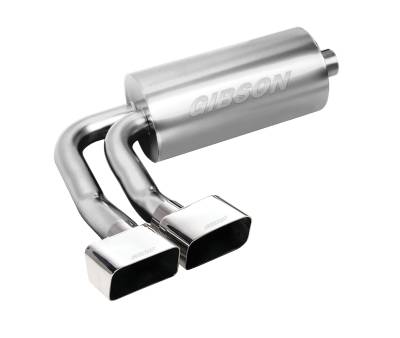 Gibson Performance Exhaust - Super Truck, Aluminized Cat-Back Performance Exhaust #5518