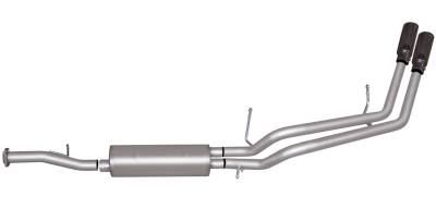 Gibson Performance Exhaust - 07-14 Suburban,Yukon XL , Avalanche 1500 5.3L,/ 07-10 Avalanche 6.0L, Dual Sport, Aluminized Cat-Back Performance Exhaust #5574
