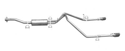 Gibson Performance Exhaust - 15-22 Colorado/ Canyon 2.5L-3.6L Pickup, Dual Split, Aluminized Cat-Back Performance Exhaust #5586