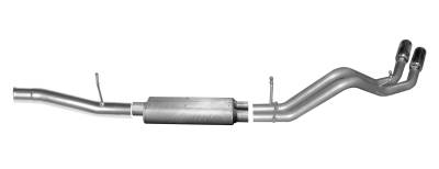 Gibson Performance Exhaust - 14-17 Chevrolet/Sierra 1500 5.3L Pickup, Dual Sport, Aluminized Cat-Back Performance Exhaust #5663
