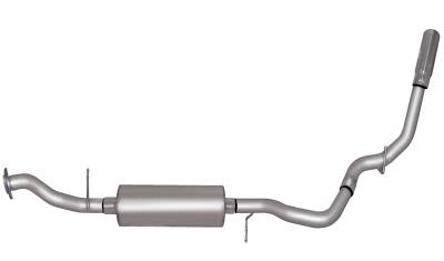 Gibson Performance Exhaust - 02-07 Chevrolet/GMC 1500 PIckup 4.3L-4.8L-5.3L, Single Stainless Cat-Back Performance Exhaust #615526