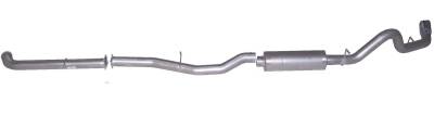 Gibson Performance Exhaust - 94-95 Suburban 1500 5.7L, Single Stainless Cat-Back Performance Exhaust #615587