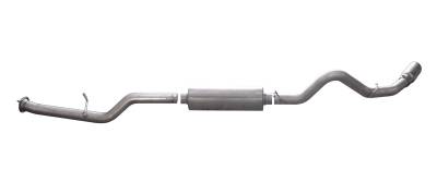 Gibson Performance Exhaust - 07-10 Silverado/ Sierra 2500HD,3500HD 6.0L,  Single Stainless Cat-Back Performance Exhaust #615607