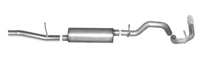 Gibson Performance Exhaust - 10-18 Silverado / Sierra 4.8L-5.3L 1500 Pickup, Single Stainless Cat-Back Performance Exhaust #615626