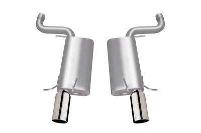 Gibson Performance Exhaust - 06-08  Cadillac STS 4.4L, Axle Back  Stainless Cat-Back Performance Exhaust #616000