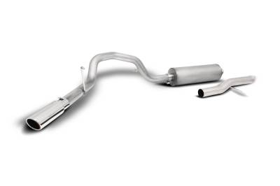 Gibson Performance Exhaust - 20-25 Silverado, Sierra 2500HD/3500HD 6.6L Gas, Single Stainless Cat-Back Performance Exhaust #616517