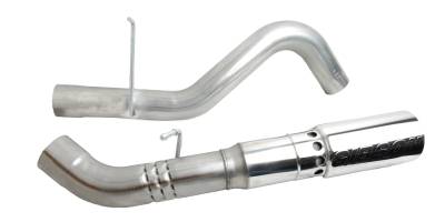 Gibson Performance Exhaust - 07-18 Dodge Ram 2500/3500 6.7L Diesel, Single Stainless Filter-Back Performance Exhaust #616610