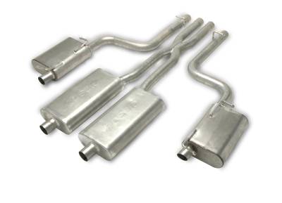 Gibson Performance Exhaust - 11-14 Dodge Charger RT 5.7L, Dual Stainless Cat-Back Performance Exhaust #617008