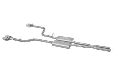 Gibson Performance Exhaust - 15-23 Dodge Challenger RT 5.7L-6.2L-6.4L, Dual Stainless Cat-Back Performance Exhaust #617009