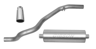 Gibson Performance Exhaust - 96-97 Jeep Grand Cherokee 4.0L-5.2L, Single Stainless Cat-Back Performance Exhaust #617100