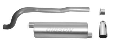 Gibson Performance Exhaust - 00-01 Jeep Cherokee 4.0L, Single Stainless Cat-Back Performance Exhaust #617201