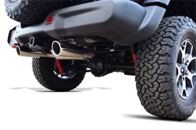 Gibson Performance Exhaust - 18-25 Jeep Wrangler 3.6L, Dual Split, Stainless Cat-Back Performance Exhaust #617307