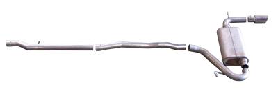 Gibson Performance Exhaust - 07-13 Jeep Patriot 2.4L, Single Stainless Cat-Back Performance Exhaust #617406