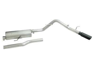 Gibson Performance Exhaust - 20-25 Jeep Gladiator 3.6L, Black Elite Single Cat-Back Performance Exhaust #617409B
