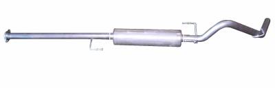 Gibson Performance Exhaust - 05-12 Toyota Tacoma X-Runner 4.0L, Single Stainless Cat-Back Performance Exhaust #618804