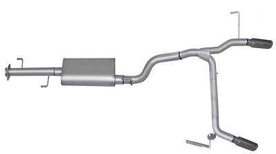 Gibson Performance Exhaust - 07-14 Toyota FJ Cruiser 4.0L, Dual Split, Stainless Cat-Back Performance Exhaust #618808