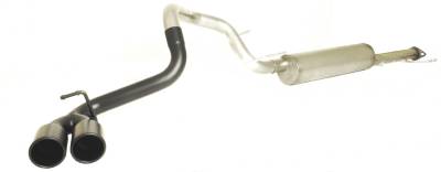 Gibson Performance Exhaust - 03-24 Toyota 4-Runner 4.0L, Black Elite Dual Sport, Cat-Back Performance Exhaust #618816B