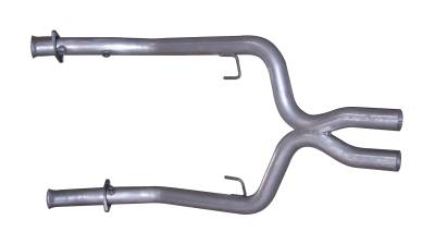 Gibson Performance Exhaust - 05-10 Ford Mustang GT  4.6L, Performance Crossover X- Pipe, Stainless #619002