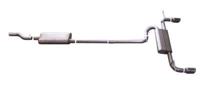 Gibson Performance Exhaust - 07-14 Ford Edge/ Lincoln MKT 2.0L- 3.5L,  Dual Split, Stainless Cat-Back Performance Exhaust #619630