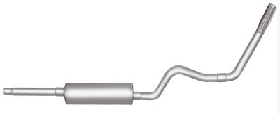 Gibson Performance Exhaust - 87-96 Ford F150/F250 4.9L-5.0L-5.4L-5.8L, Single Stainless Cat-Back Performance Exhaust #619655