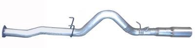 Gibson Performance Exhaust - 16-25 Ford F250/F350 Super Duty Pickup, Diesel 6.7L, Single Stainless Filter-Back Performance Exhaust #619696