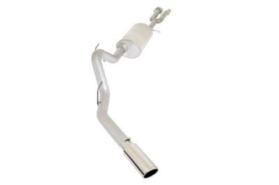 Gibson Performance Exhaust - 17-20 Ford Raptor 3.5L Eco Boost, Single Stainless Cat-Back Performance Exhaust #619701