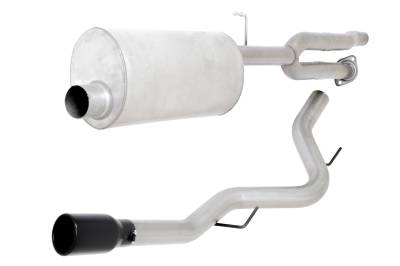 Gibson Performance Exhaust - 17-20 Ford Raptor 3.5L Eco Boost, Black Elite Single Cat-Back Performance Exhaust #619701-B