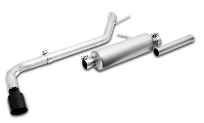 Gibson Performance Exhaust - 22-24 Ford Maverick 2.0L, Black Elite Single Cat-Back Performance Exhaust #619719B