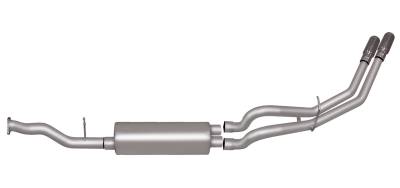 Gibson Performance Exhaust - 96-99 Yukon, Tahoe 5.7L 4Dr, Single Inlet Muffler, Dual Sport, Stainless Cat-Back Performance Exhaust #65400