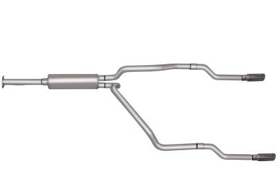 Gibson Performance Exhaust - 94-95 Chevrolet/GMC1500  4.3L-5.0L-5.7L Pickup, Dual Split, Stainless Cat-Back Performance Exhaust #65507