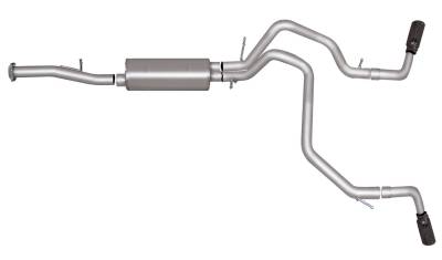 Gibson Performance Exhaust - 07-14 Suburban,Yukon XL , Avalanche 1500 5.3L,/ 07-10 Avalanche 6.0L, Dual Extreme, Stainless Cat-Back Performance Exhaust #65572