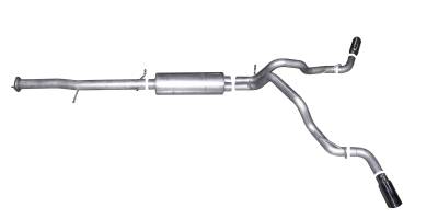 Gibson Performance Exhaust - 07-09 Denali 1500 6.2L Pickup, Dual Extreme, Stainless Cat-Back Performance Exhaust #65579