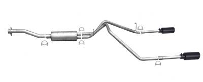 Gibson Performance Exhaust - 15-22 Colorado/ Canyon 2.5L-3.6L Pickup, Black Elite Dual Split, Cat-Back Performance Exhaust #65586B
